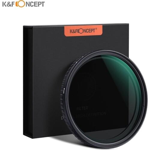 K&f Concept Nd Filter Fader Nd2-nd32 Camera Lens 72/67/58mm Ultra-thin Adjustable Variable Neutral Density For Canon Cameras