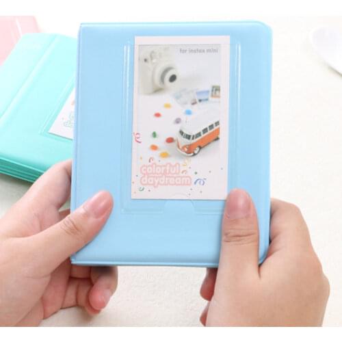 HAZY Candy Color 64 Pockets 3 Inch Polaroid Photo Album for Polaroid PIC-300P, Fujifilm Instax Mini 70 7s 8 25 50s 90 Film Z2300