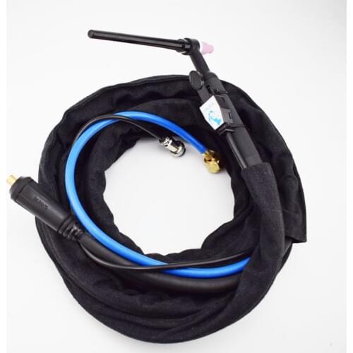 4M 125Amps Flexible TIG Torch WP-9F Power Gas Hose Separated Type DKJ 16-25 Connector Screw Nut M16