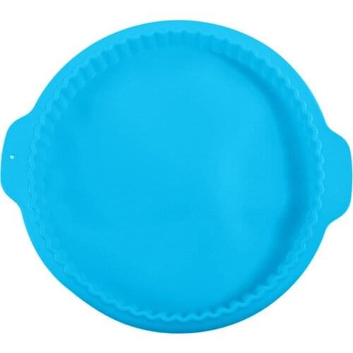 80%HOTCake Mold Flexible Heat-resistant Silicone Non-stick Round Wave Edge Baking Pan for Kitchen