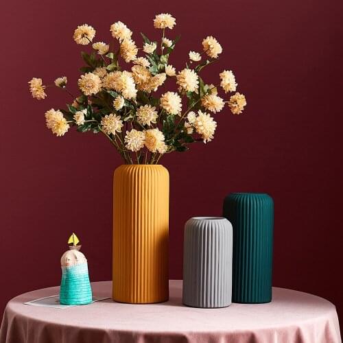 Nordic Ceramic Vase Colorful Creative Flower Vases Modern Home Decor Table Decoration Living Room Ceramic Vases for Decoration