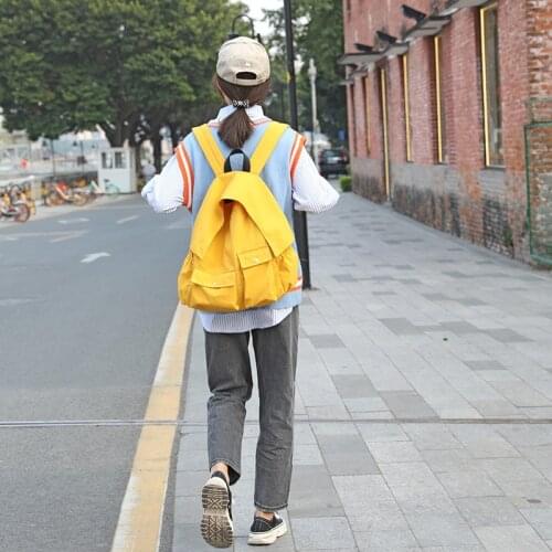 Korean School Bags For Teenage Girls Fashion Travel Backpack Laptop Backpacks Mochila Feminina Multipockets Backpack Women Bolsa