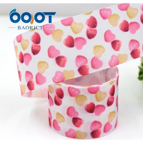 1-1/2" Wide 38mm Rose red Love Printed Grosgrain Ribbon 10 Yards DIY For Hair Bows & Crafts Wedding Birthday Party decoration