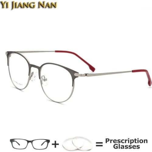 Round Eyeglasses Vintage Frame Optical Eye Frames Men Prescription Glasses Occhiali Da Vista Donna 138 mm