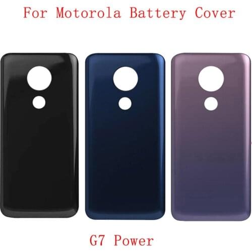 Battery Cover Back Rear Door Housing Case For Motorola G7 G7 Plus G7 Play G7 Power Back Battery Cover