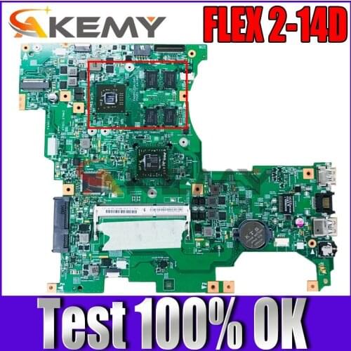 Akemy For Lenovo FLEX 2-14D laptop motherboard LF145M MB 13287-1 448.00Y02.0011 Mainboard DDR3 full test