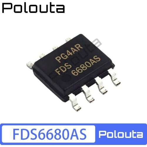 10 Pcs/lot Polouta FDS6612A FDS6670AS FDS6673AZ FDS6680AS SOP8 Field Effect Transistor Package Multi-specification Component