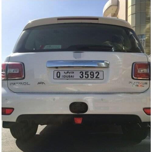 Platinum Emblems Rear Back Logo For Nissan Patrol Armada Y62 Accessories 2013 2014 2015 2016 2017 Letters Nameplate Car Stickers