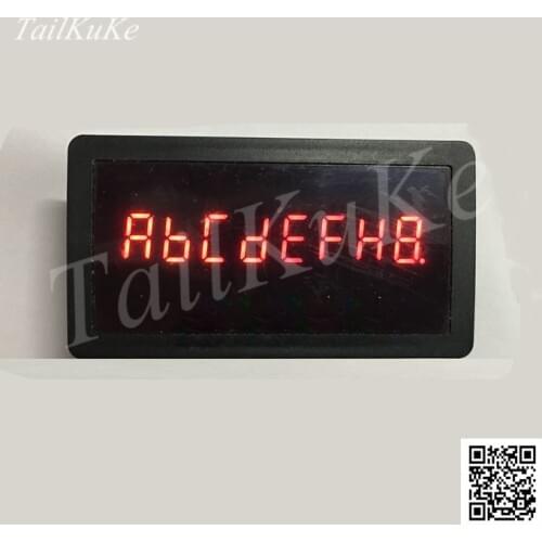 RS485 Serial Port LED Digital Tube Display Module 232485 Display Module PLC Communication MODBUS-RTU