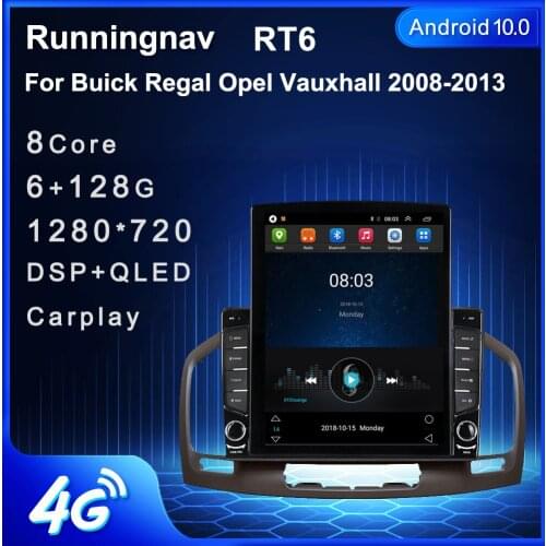 Runningnav For Buick Regal 2009 - 2013 Opel Insignia Tesla Type Android Car Radio Multimedia Video Player Navigation GPS