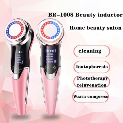 Face EMS Microcurrent Facial Neck Massager Lifting Massager Skin Beauty Care LED Photon Therapy Skin Rejuvenation Device