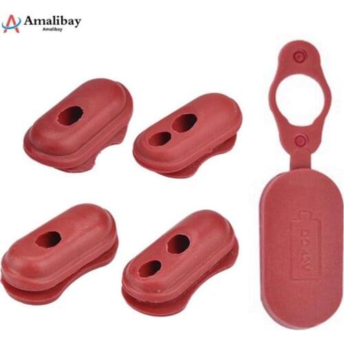 Power Charger Line Hole Silicone Cap for Xiaomi Mijia M365 Rubber Plug Dust Plug Skateboard Replacement Parts for Xiaomi M365