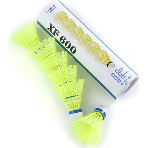 Shuttlecock 6pcs Gym Exercise Training Nylon Badminton Ball High Quality Badminton Shuttlecock With A Box Sports Accessories