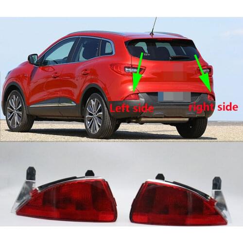 Car Rear Bumper Fog Light Tail Brake Light Stop Warning Lamp for Renault Kadjar 2015 2016 2017 2018