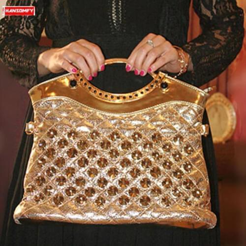 Women Handbag Rhinestone Shoulder Bag Ladies Large Capacity Female Messenger Bag Small Evening Bags 2020 Diamonds Fashion Luxury