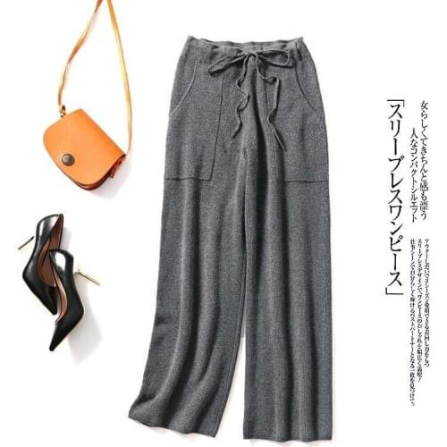 Timis Li Women Casual Loose Wide Leg Pant Womens Elegant Fashion Preppy Style Trousers Female Pure Color Females Palazzo Pants