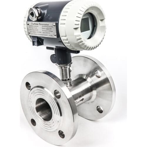 Lcd display paulse fuel tank 2 inch water flow meter transmitter