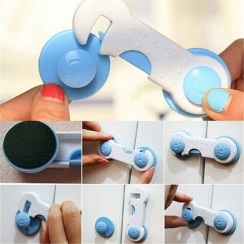 1/2PCS Plastic Cabinet Lock Child Safety Baby Protection From Children Safe Locks for Refrigerators Baby Security Drawer Latches