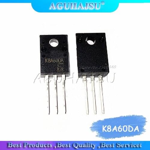 10pcs K8A60DA TO-220 TK8A60DA TO-220F K8A60DA TK8A60 600V 7.5A new original