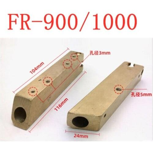 2pcs FR-900/1000 automatic sealing machine spare parts heating radiation copper block heating rod cooling copper block