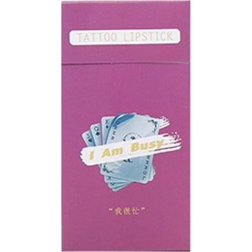 20 Pcs Set New Cotton Swab Lipsticks For Outdoor Portable Cosmetics Case Lipsticks Liquid Waterproof Lasting Long Cigarette O4H9