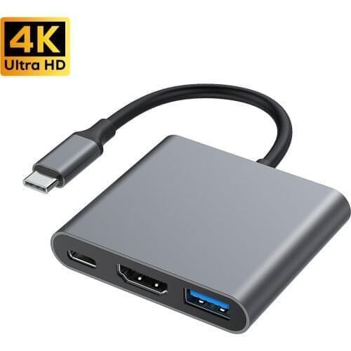 Type-C to HDMI three in one 4K HDL converter type C to HDMI three in one adapter