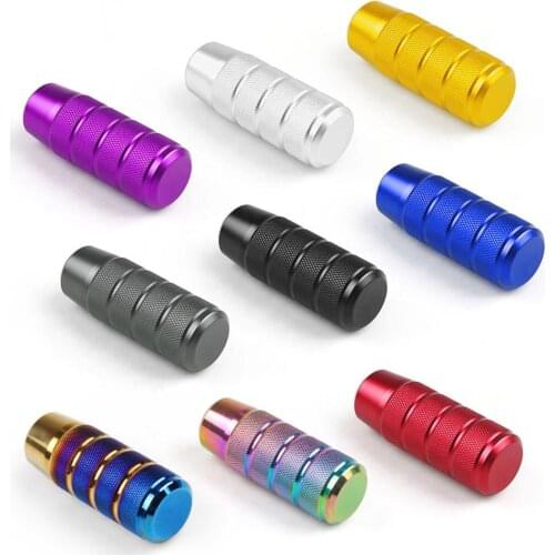 9 ColorUniversal Car Aluminum Manual Gear Shift Knob Stick Manual Transmission Gearstick Levers Shifter Knob 9cm car Accessories