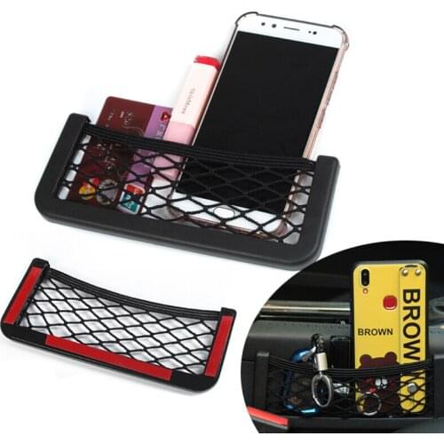 Car Net Bag Phone Holder Storage Pocket Organizer for Toyota Corolla RAV4 Subaru XV Chevrolet Cruze Aveo sail Saab Dacia