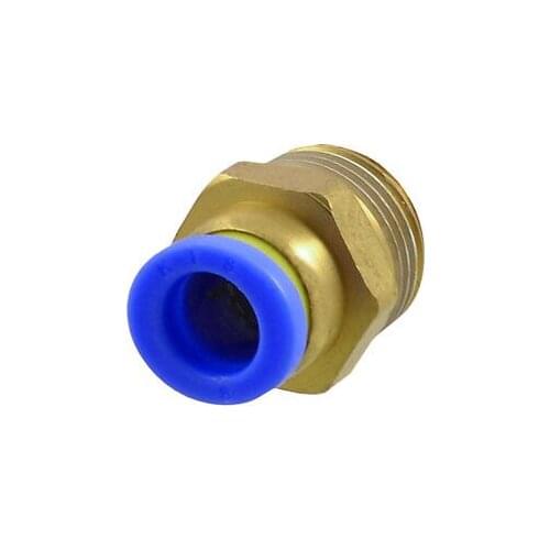 3/8" Male Thread 8mm Connector Dia One Touch Tube Push In Quick Fittings