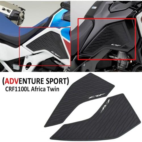CRF 1100 L Motorcycle Anti slip Tank Pad Sticker Pad Side Gas Knee Grip Protector For HONDA CRF1100L Africa Twin Adventure Sport