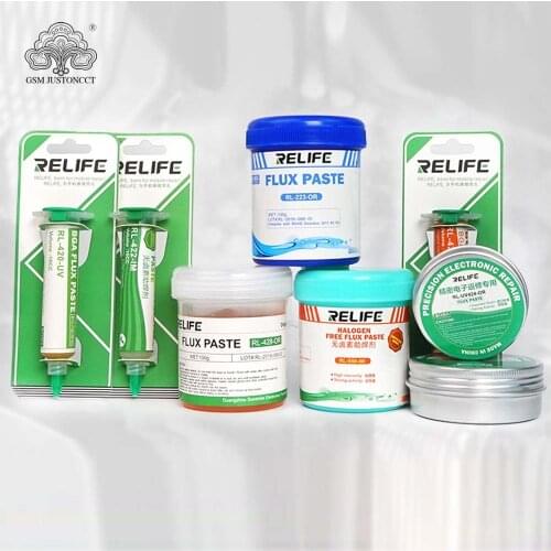 FLUX PASTE Ori Relife Halogen Free Lead-Free Japan Import Rosin Soldering Paste Flux Solder Ball Flux For Phone Mainboard Repair