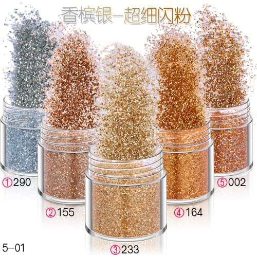 Holographic Laser Nail Polish Glitter Glitter Sequins Glitter Powder Glitter Gradient Size Mixed Nail Art Manicure Accessories