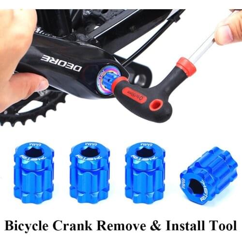 Bicycle Crank Remove & Install Tool for MTB Mountain Road Bike Crank Arm Aluminum Alloy/Plastic Bicycle Tool Bike Tool Set