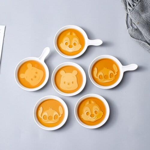 Creative ceramic soy sauce dish Seasoning hot Sauce Dish cup Ceramic Plate Small Dish Plates mustard Sushi Vinegar Soy Dishes