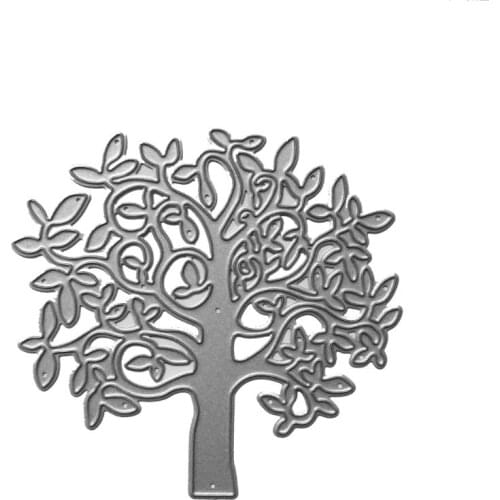 Tree Metal Cutting Dies Stencil DIY Scrapbooking Album Stamp Paper Card Embossing Craft Decoration