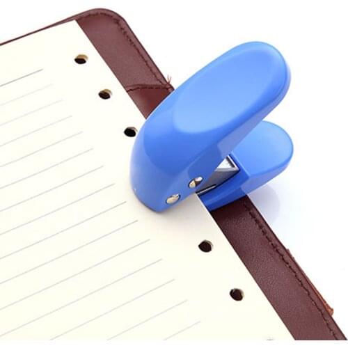 Mini Single Hole Puncher Printing Paper Scrapbook Punch Tags Cards Craft DIY Punch Cutter Tool School Office Hole Punch