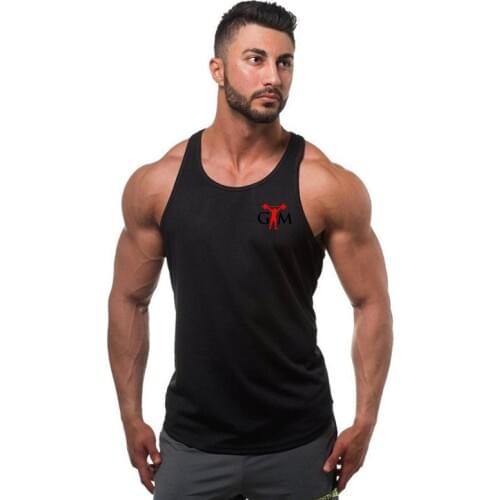 Men Fitness Singlet Sleeveless Shirt Cotton Muscle Guys Brand Undershirt for Boy Vest Gyms Clothing Bodybuilding Tank Top
