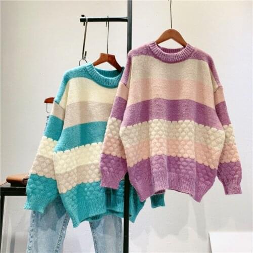 2020 New Women Autumn O-Neck Sweater Long Sleeve Casual Women Warm Sweater Fashion Winter Casual Women Pullovers Pull Femme