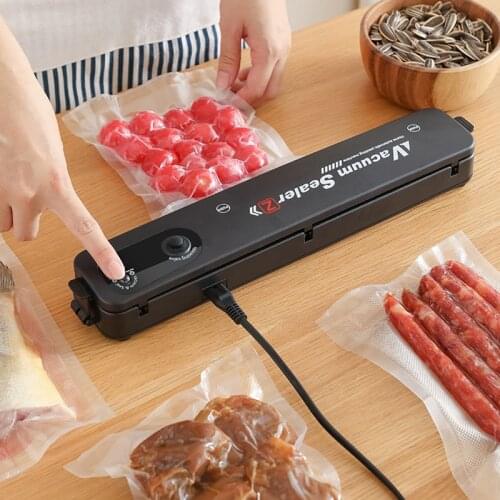 New Vacuum Sealer For Kitchen Food Storage Automatic Commercial Household Food Vacuum Sealer Packaging Machine With 10Pcs Bags