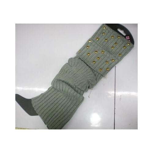 Plain beaded Knitted Leg Warmers Neon Color 24 pairs/lot mixed colors #3412