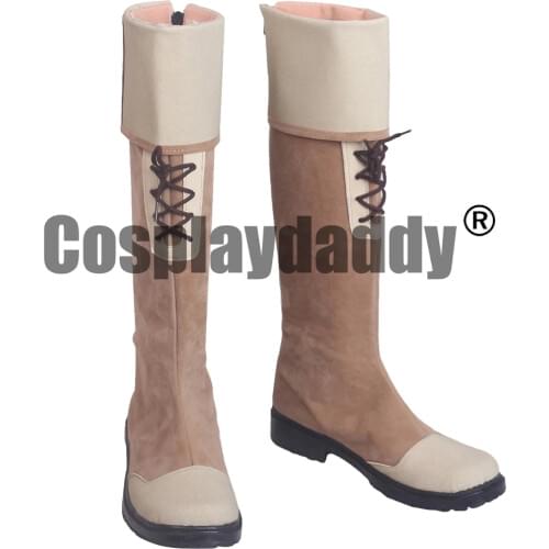 Fire Emblem Echoes: Shadows of Valentia Villager Faye Efi Game Cosplay Shoes Boots S008