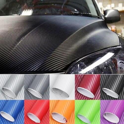 Clearing Sale 3D Carbon Fiber Vinyl Film Sheet Decals Car Wrap Wrapping Stickers Auto Decorating Accessories