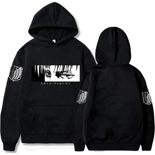 Attack on Titan Hoodie Sweatshirt Men Loose Sudadera Pullover