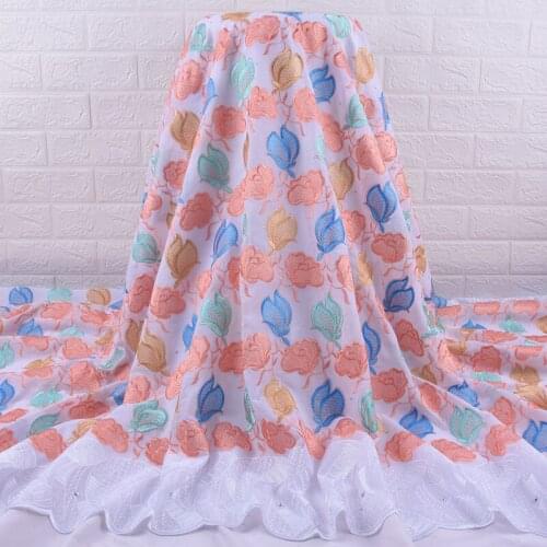 2020 French Lace Fabric Beautiful Flowers Nigeria Embroidery African Lace Fabric For Women Party Wear A1910
