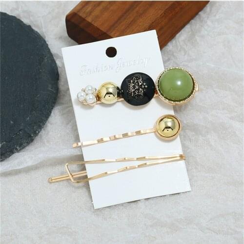 1Set Metal Hair Clips Women Hairpin Girls Hairpins Barrette Bobby Pin Hairgrip Hair Accessories New Arrival