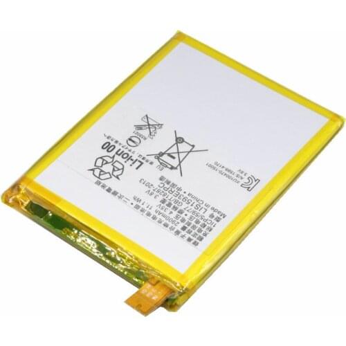 10pcs /lot 2900mAh / 11.1Wh LIS1593ERPC 3.8VDC Replacement Li-Polymer Battery For Z5 E6653 E6683 E6603 batteries