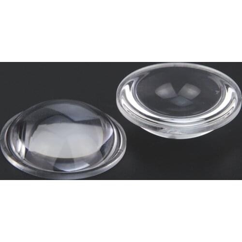 27.7mm Optical PMMA Plastic Aspheric Planoconvex Lenses Focal Length 29mm Plano Convex LED Lens Focusing Lentes Adjustable Angle