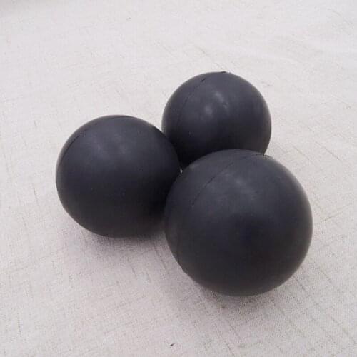 30pcs 10mm diameter vibrating screen rubber ball bead solid bouncy wearable industrial balls sphere round bolus beads