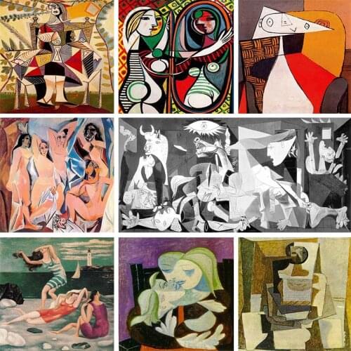 Famous Painter Picasso Series 5D DIY Diamond Painting Full Square/Round Diamond Embroidery Sale Picture of Rhinestone Home Decor