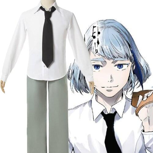 Anime Comic Tower of God Cosplay Costumes Koon Aguero Agnis Cosplay Costume School Uniforms Clothes suits White Outfits Adult